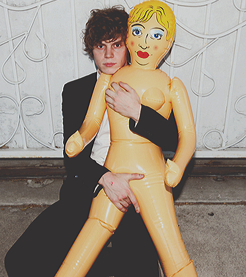 Evan Peters goes Synthetic by Tyler Shields