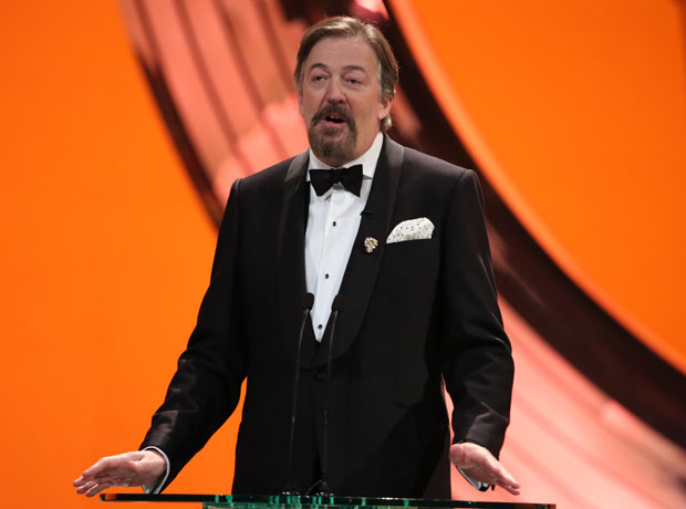 Stephen Fry hosting the 2013 Bafta awards ceremony