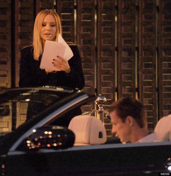 Kristen Bell films late night scenes for 'Veronica Mars'