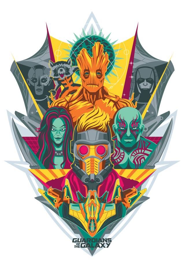 guardians of the galaxy poster art