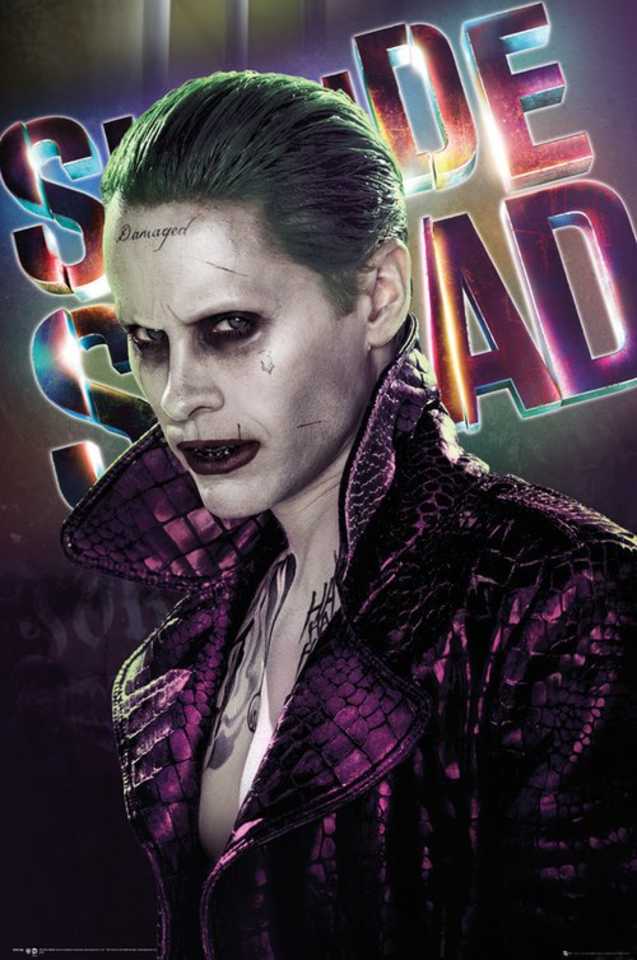 jared leto suicide squad poster