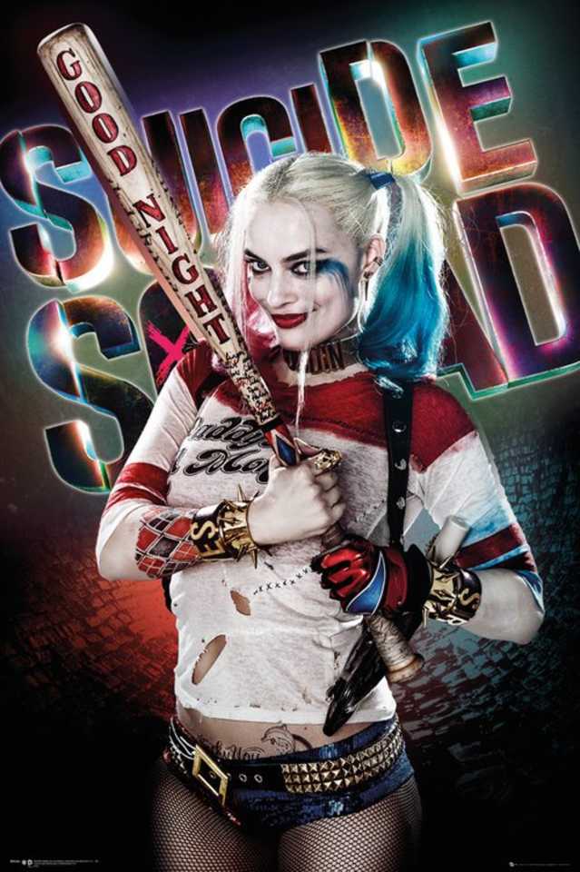 margot robbie suicide squad poster